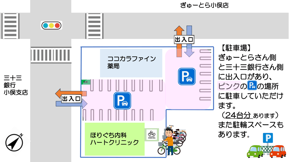 駐車場の見取り図